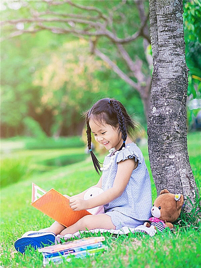 Bralni vrt za otroke: branje vrtnih aktivnosti in idej