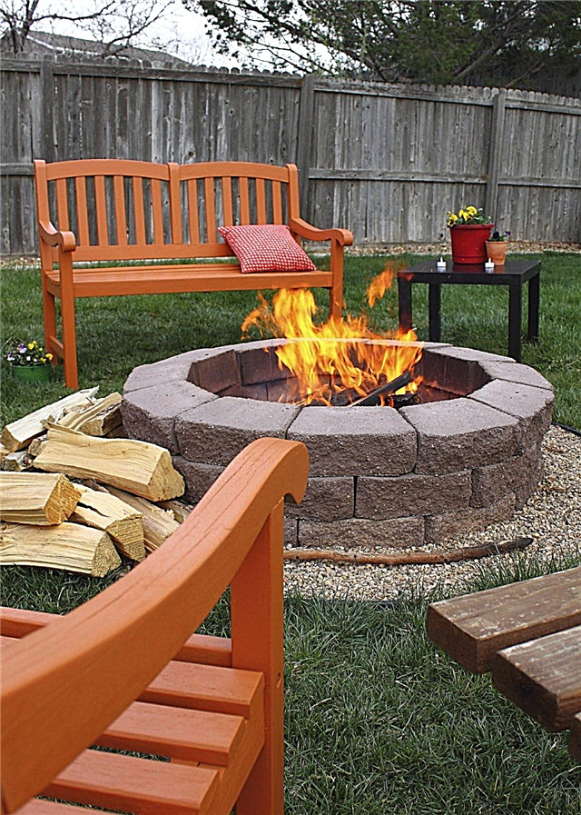 Nápady do záhrady s ohniskom: typy záhradných ohnísk